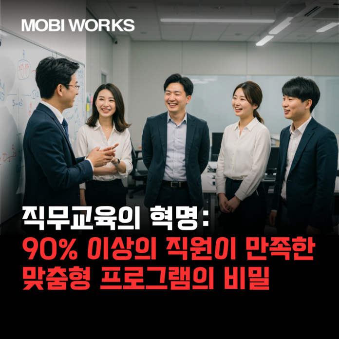 직무교육의 혁명: 90% 이상의 직원이 만족한 맞춤형 프로그램의 비밀