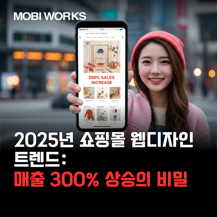 2025년 쇼핑몰 웹디자인 트렌드: 매출 300% 상승의 비밀