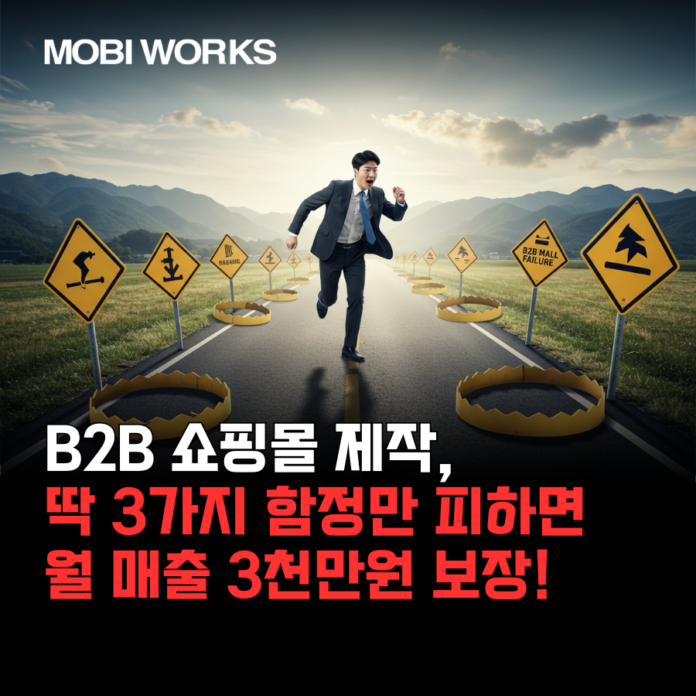 B2B 쇼핑몰 제작, 딱 3가지 함정만 피하면 월 매출 3천만원 보장!